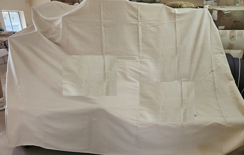 Polybacked Cotton Twill Dust Sheet (Laminated Cotton Twill Dust Sheet) - Image 3