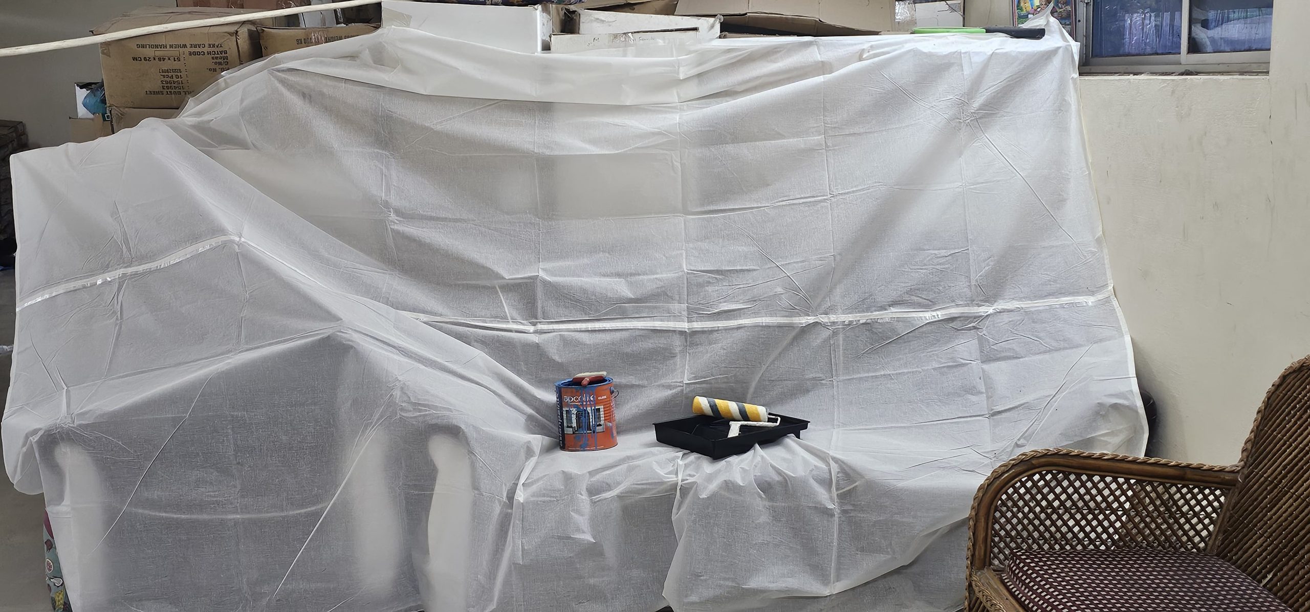 Economy Polybacked Dust Sheet - Image 2